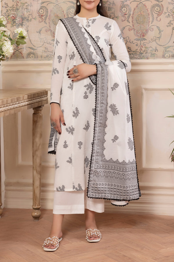 Unstitched Jacquard Cotton Shirt