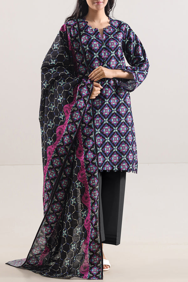 Unstitched Printed 3 Piece – in Lawn & Khaddar