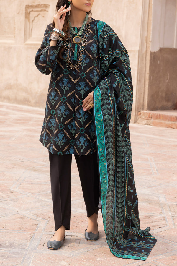 Unstitched Printed 3 Piece – in Lawn & Khaddar