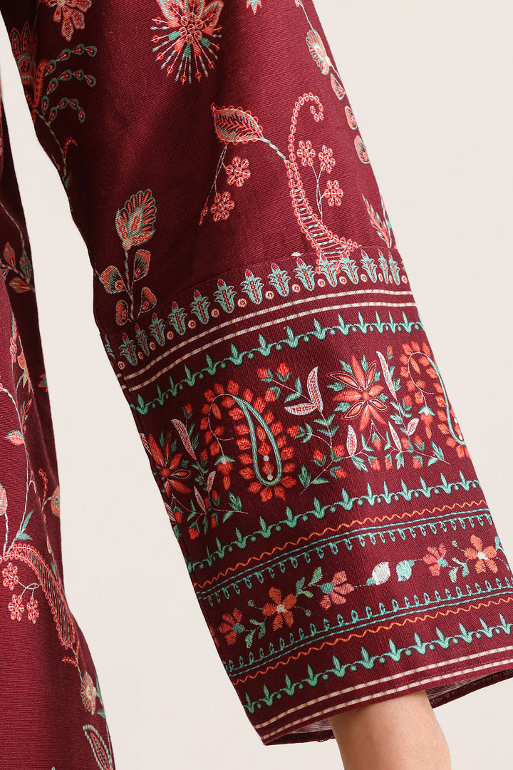 Unstitched Printed Lawn 3 Piece – SAYA