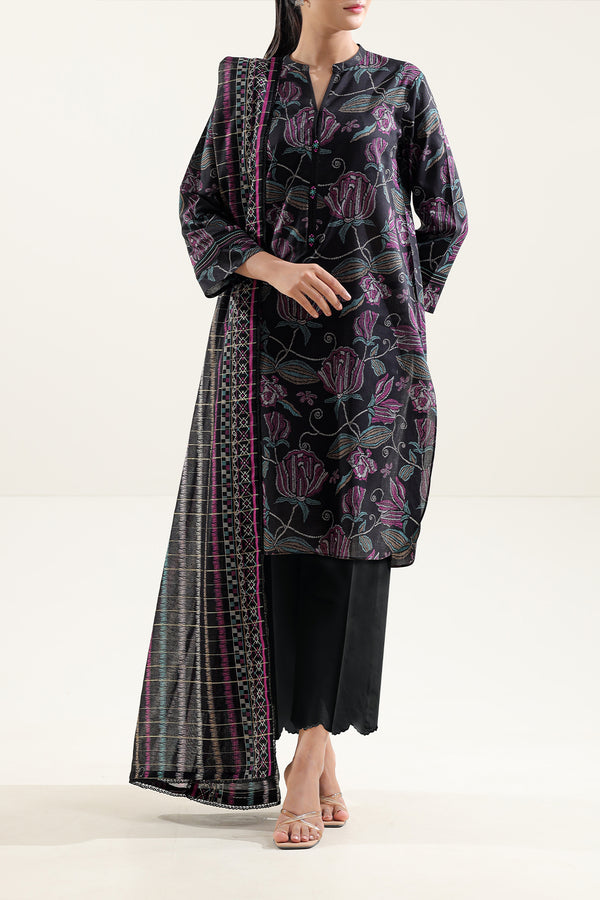 Unstitched Printed Lawn 3 Piece