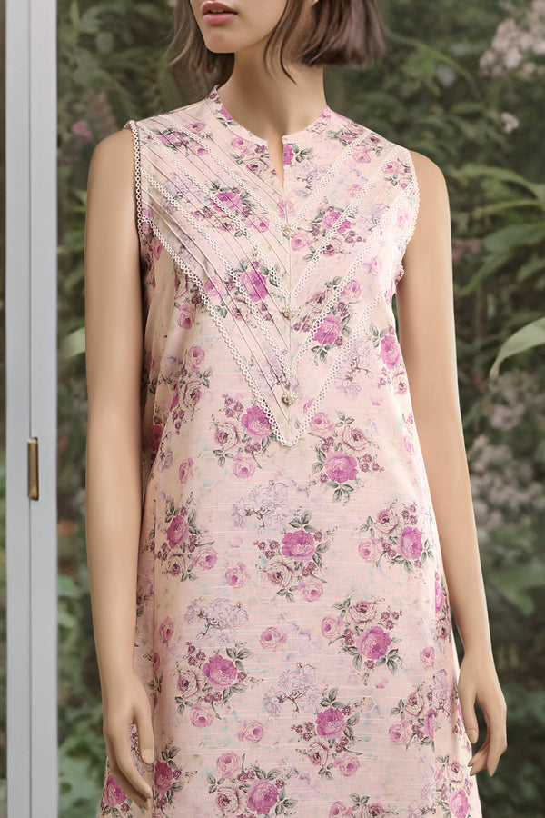 Unstitched Printed Khaddar 2 Piece (Shirt/Trouser)