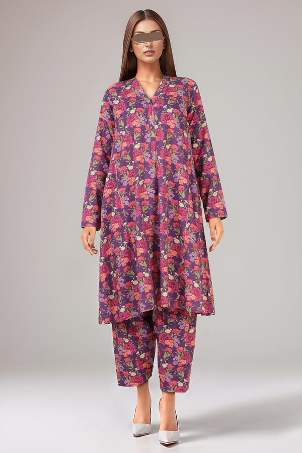 Unstitched Printed Lawn 2 Piece (Shirt/Trouser)