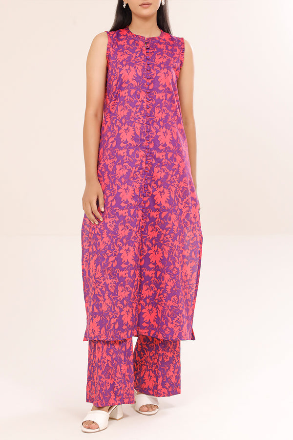 Unstitched Printed Lawn 2 Piece (Shirt/Trouser)