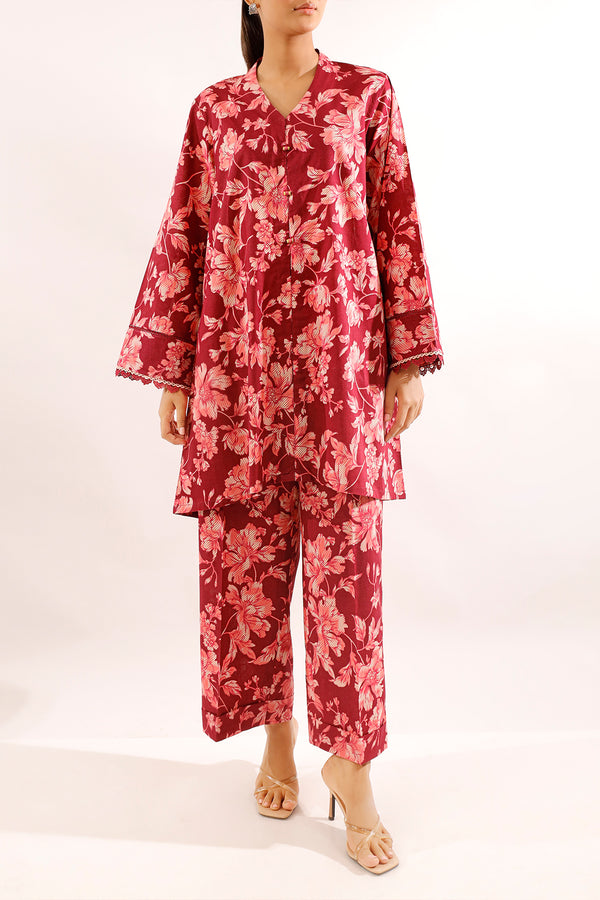 Unstitched Printed Lawn 2 Piece (Shirt/Trouser)