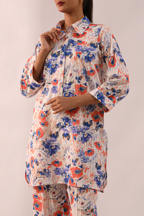 Unstitched Printed Lawn 2 Piece (Shirt/Trouser)