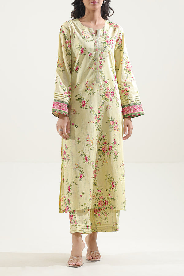 Unstitched Printed Lawn 2 Piece (Shirt/Trouser)