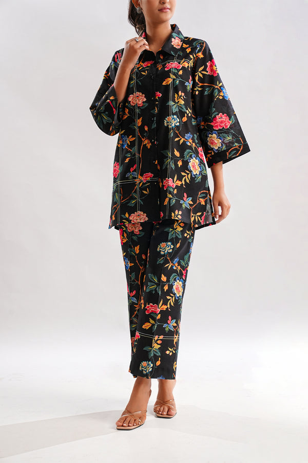 Unstitched Printed Lawn 2 Piece (Shirt/Trouser)