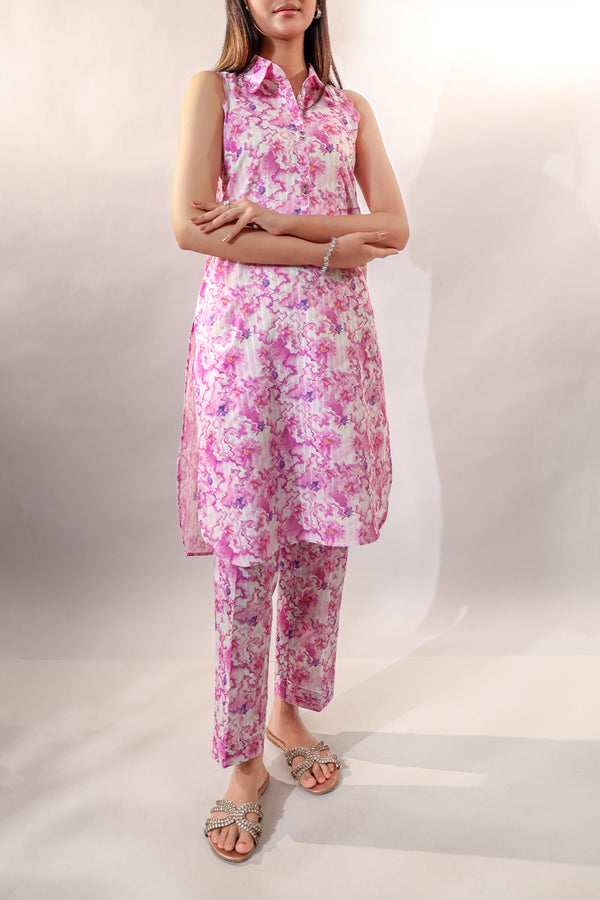 Unstitched Printed Lawn 2 Piece (Shirt/Trouser)