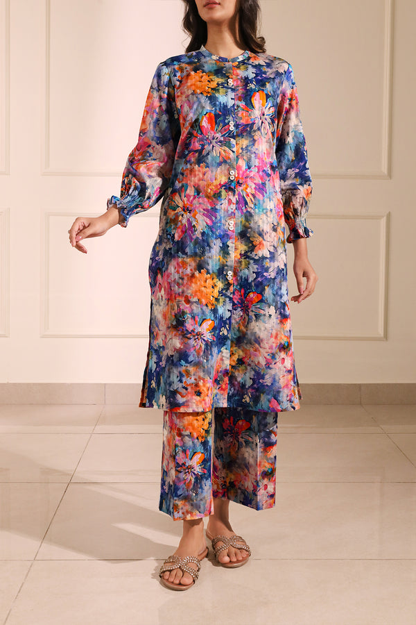 Unstitched Printed Lawn 2 Piece (Shirt/Trouser)