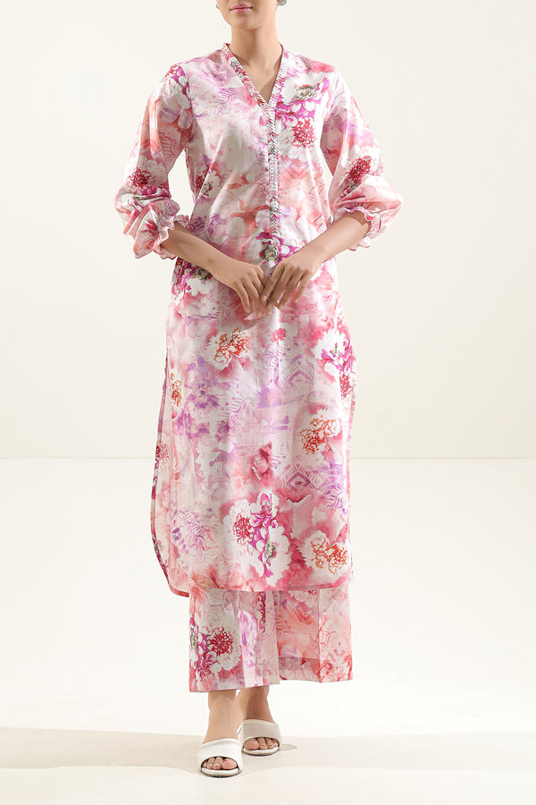 Unstitched Printed Lawn 2 Piece (Shirt/Trouser)