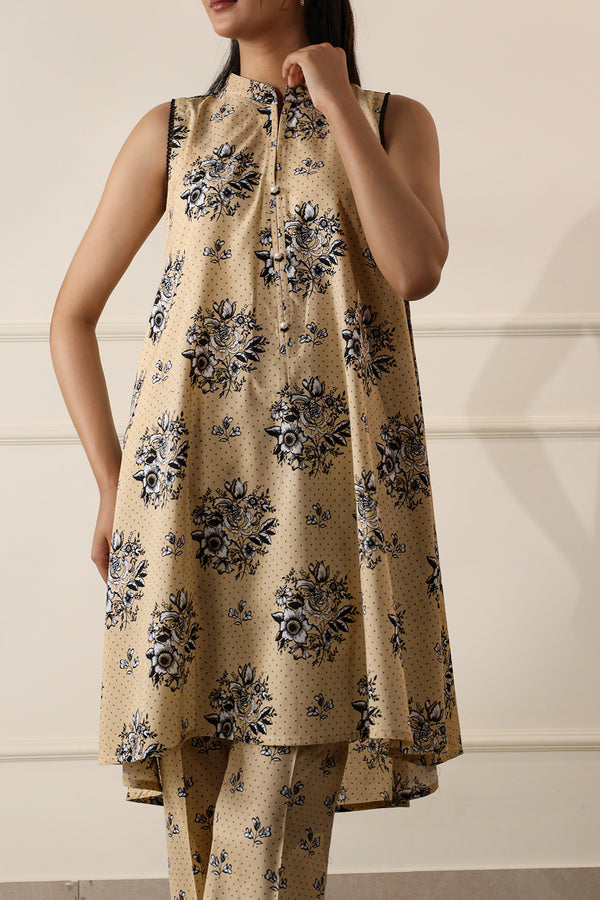 Unstitched Printed Lawn 2 Piece (Shirt/Trouser)