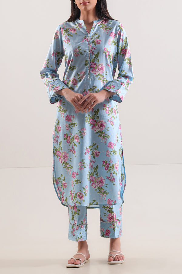 Unstitched Printed Lawn 2 Piece (Shirt/Trouser)