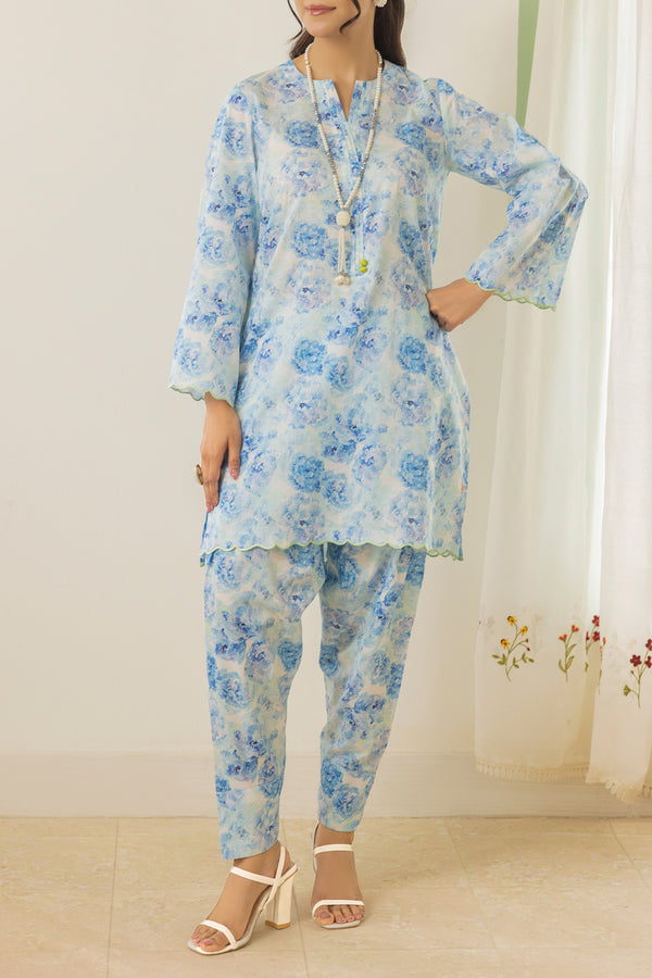 Unstitched Printed Lawn 2 Piece (Shirt/Trouser)