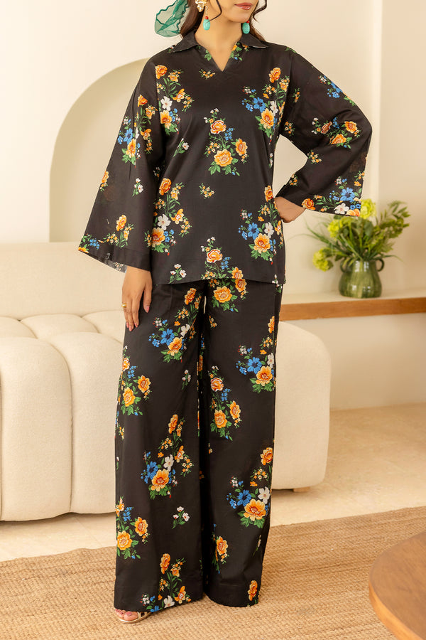 Unstitched Printed Lawn 2 Piece (Shirt/Trouser)