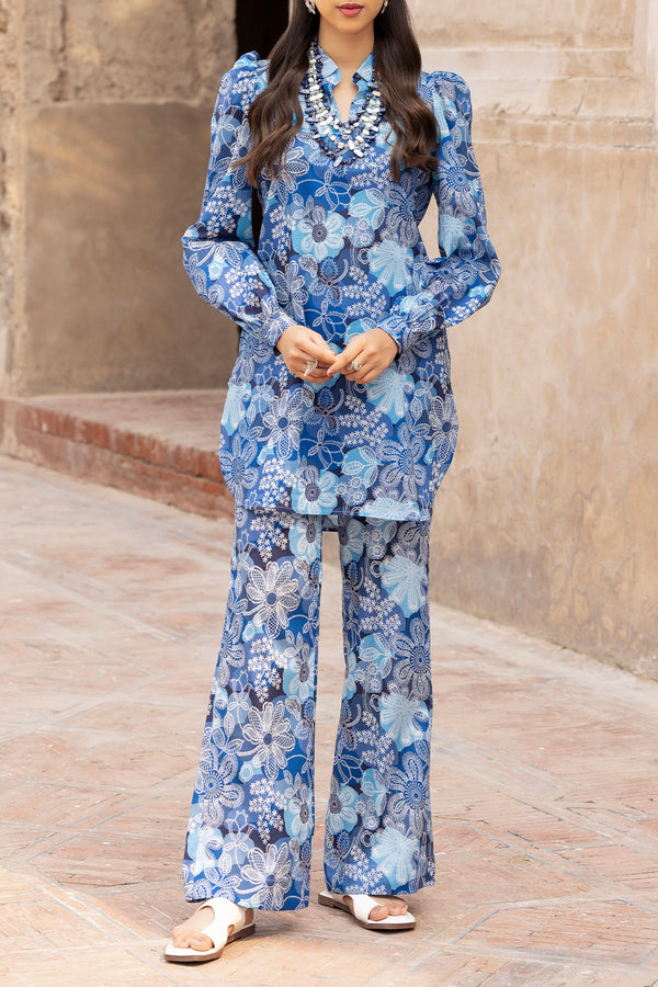 Unstitched Printed Lawn 2 Piece (Shirt/Trouser)