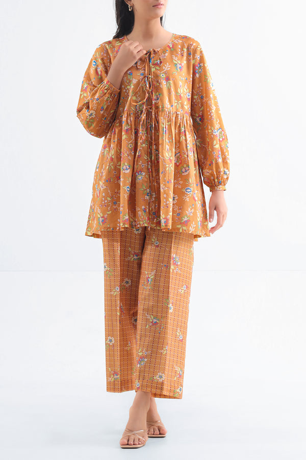 Unstitched Printed Lawn 2 Piece (Shirt/Trouser)