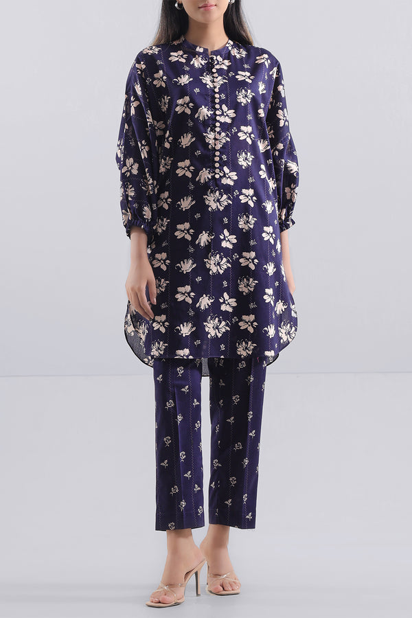 Unstitched Printed Lawn 2 Piece (Shirt/Trouser)