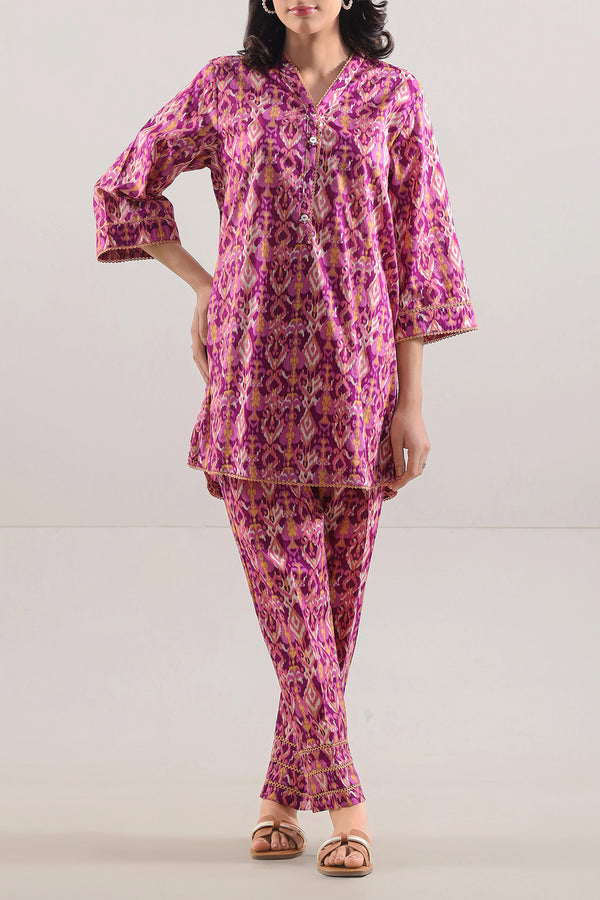 Printed Lawn Stitched 2 Piece (Shirt/Trouser)