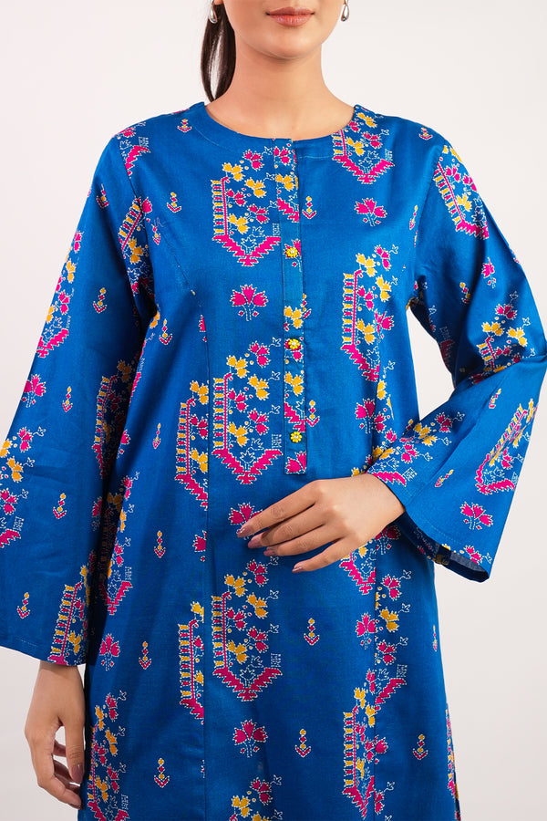 Printed Lawn Stitched 2 Piece (Shirt/Trouser)