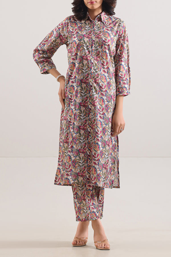Stitched Printed Embroidered Lawn 2 Piece (Shirt/Trouser)