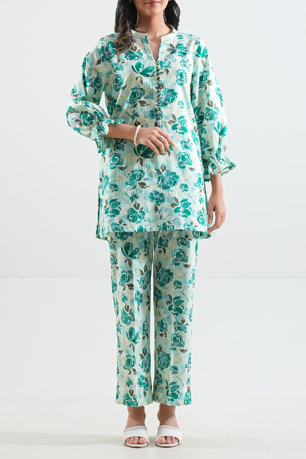 Printed Lawn Stitched 2 Piece (Shirt/Trouser)