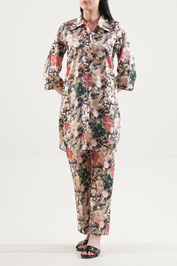 Printed Lawn Stitched 2 Piece (Shirt/Trouser)