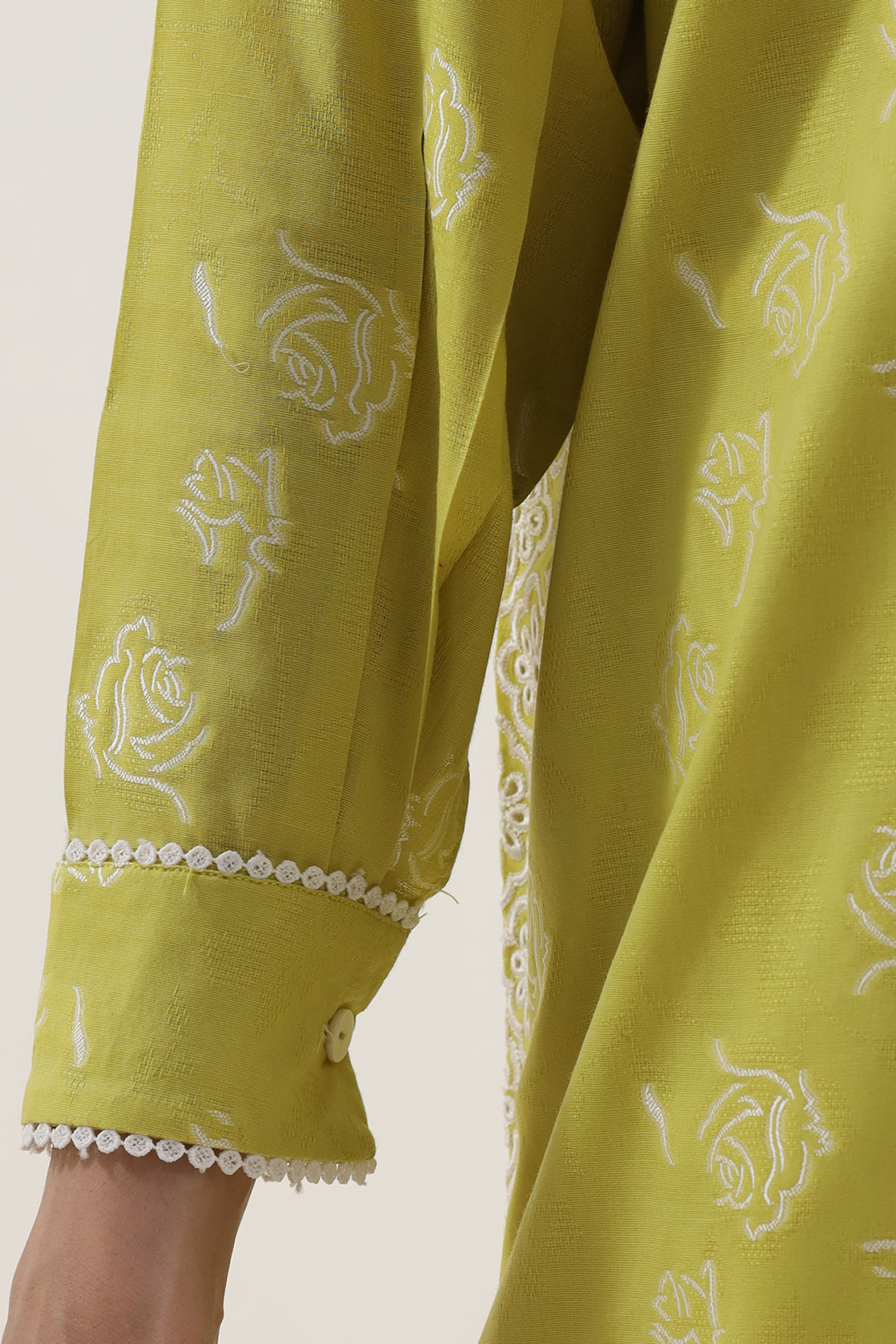 Stitched Cotton Jacquard Suit – Embroidered (2PC Or Shirt) – SAYA