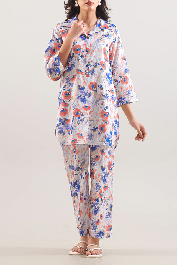 Printed Lawn Stitched 2 Piece (Shirt/Trouser)