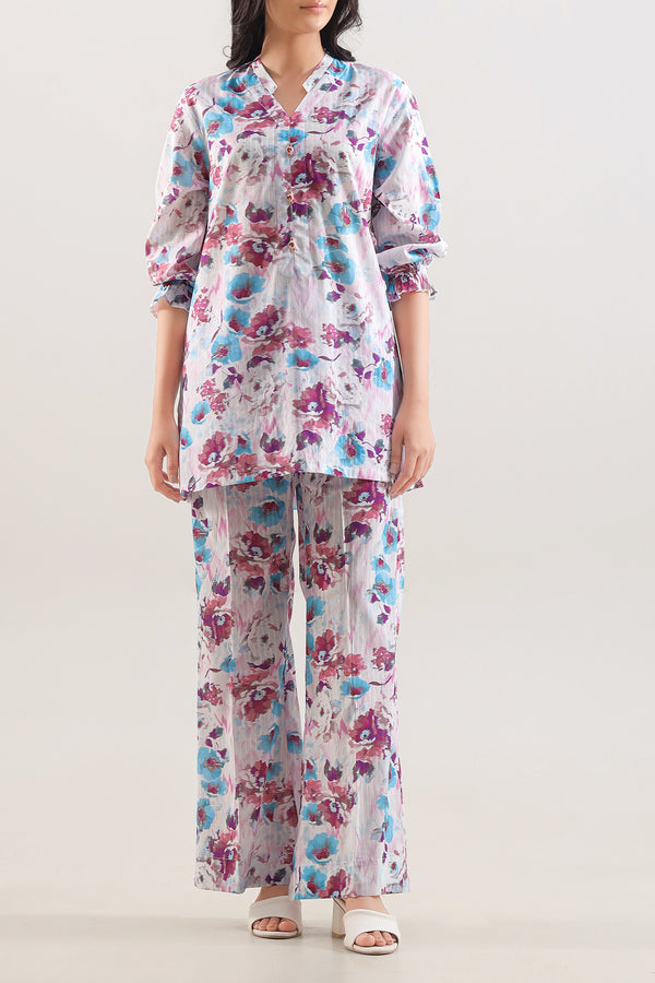 Printed Lawn Stitched 2 Piece (Shirt/Trouser)