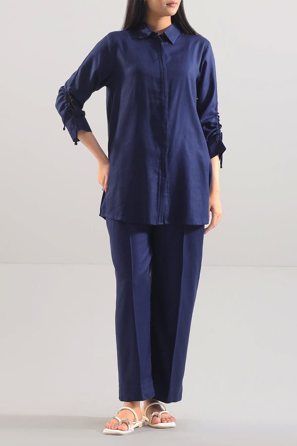 Cotton Jacquard Stitched 2 Piece (Shirt/Trouser)