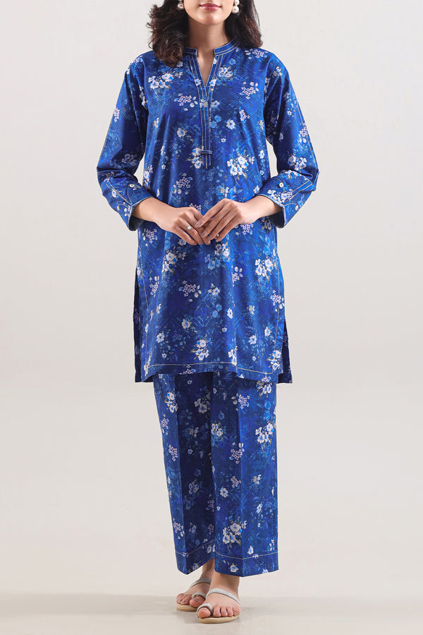 Printed Lawn Stitched 2 Piece (Shirt/Trouser)