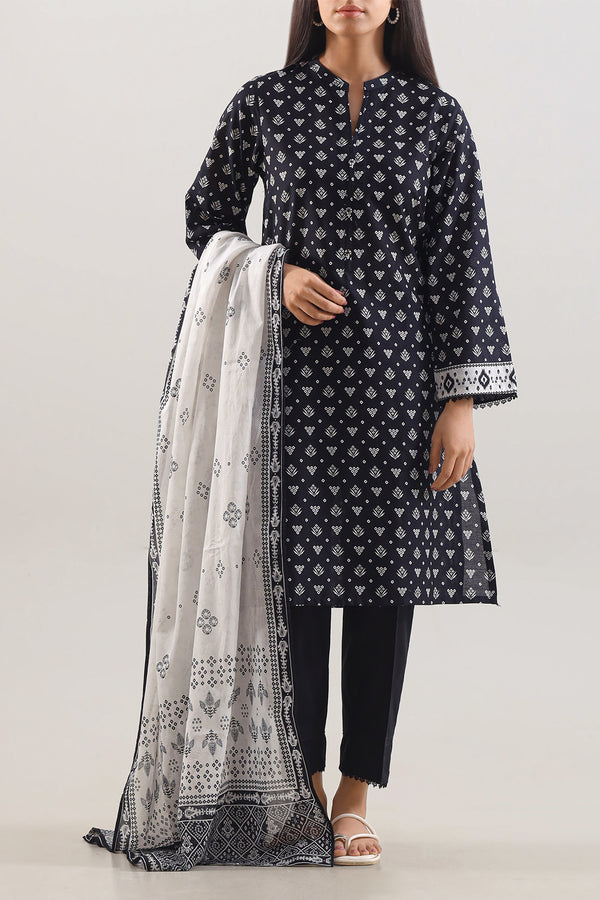 Printed Lawn Stitched 3 Piece