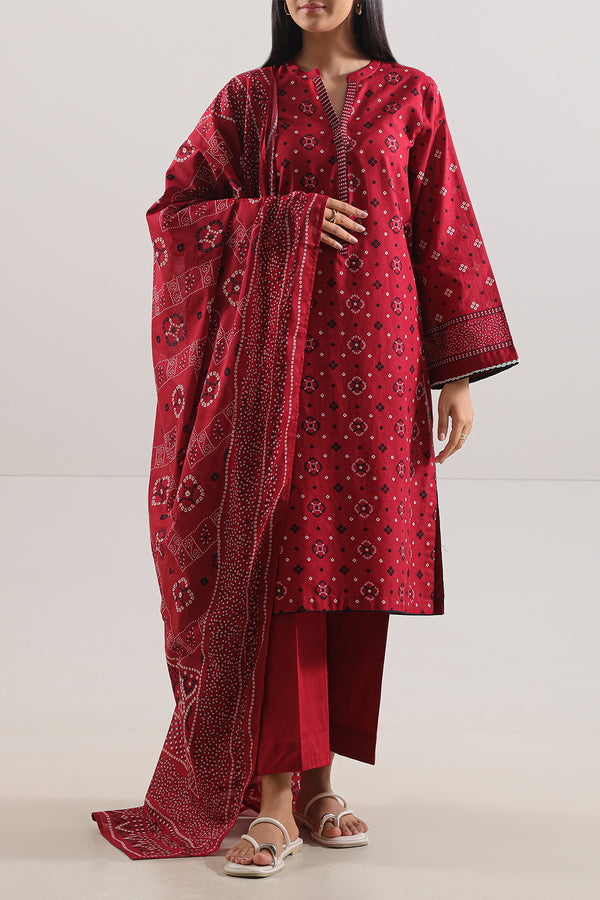 Printed Lawn Stitched 3 Piece