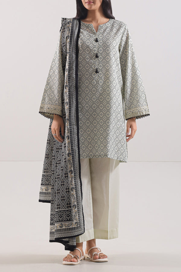 Printed Lawn Stitched 3 Piece