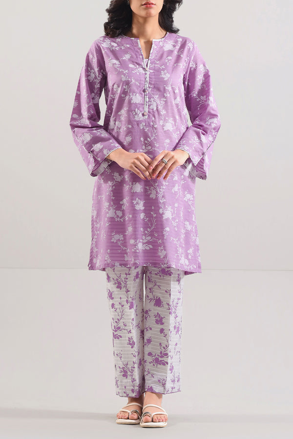 Printed Lawn Stitched 2 Piece (Shirt/Trouser)