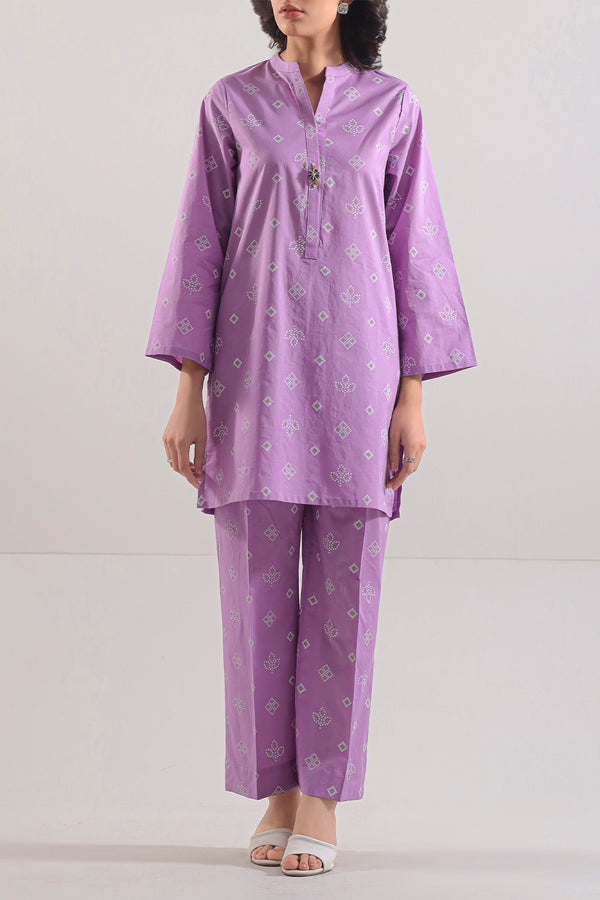 Printed Lawn Stitched 2 Piece (Shirt/Trouser)