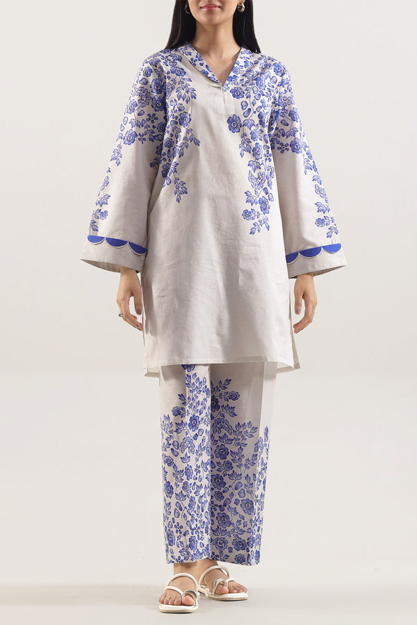 Printed Lawn Stitched 2 Piece (Shirt/Trouser)
