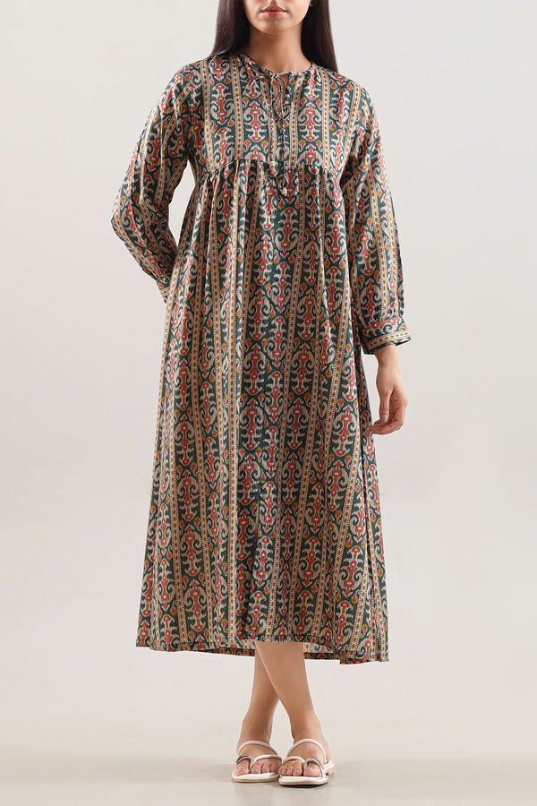 Printed Arabic Lawn Stitched Shirt