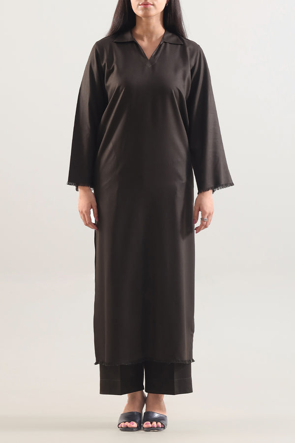 Solid Easy Care Weave Stitched 2 Piece (Shirt/Trouser)