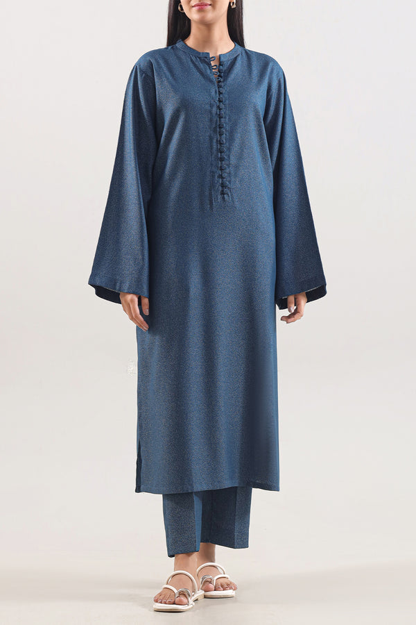 Solid Karandi Stitched 2 Piece (Shirt/Trouser)