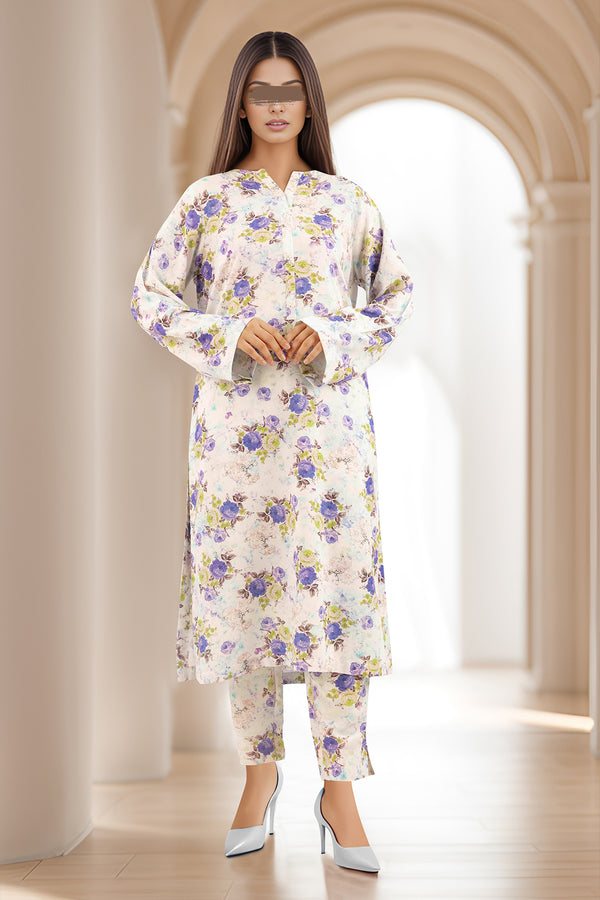 Printed Karandi Stitched 2 Piece (Shirt/Trouser)