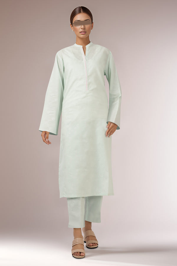 Unstitched Jacquard Cotton 2 Piece (Shirt/Trouser)