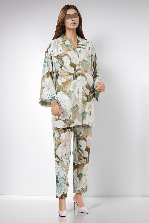 Printed Cambric Stitched 2 Piece (Shirt/Trouser)