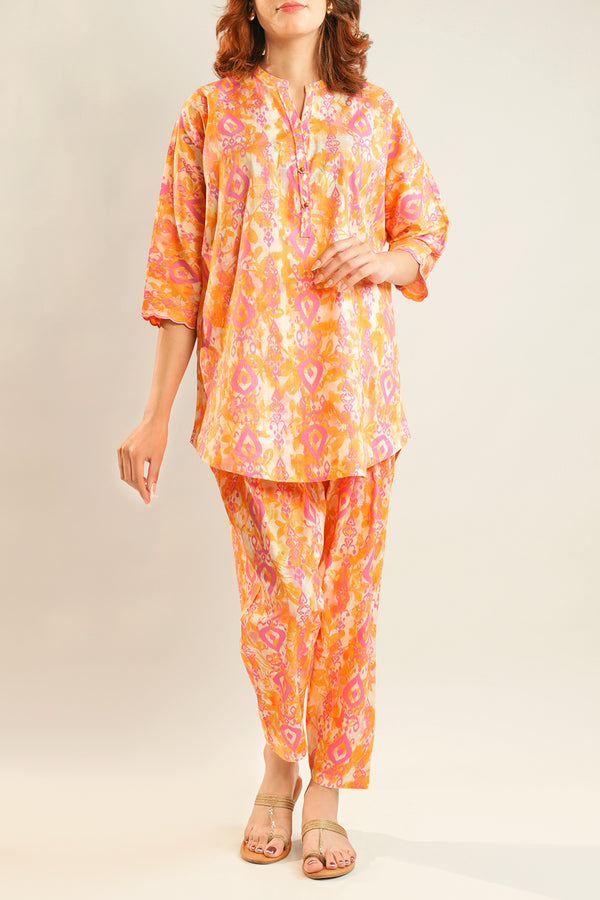 Stitched Self Jacquard 2 Piece (Shirt/Trouser)