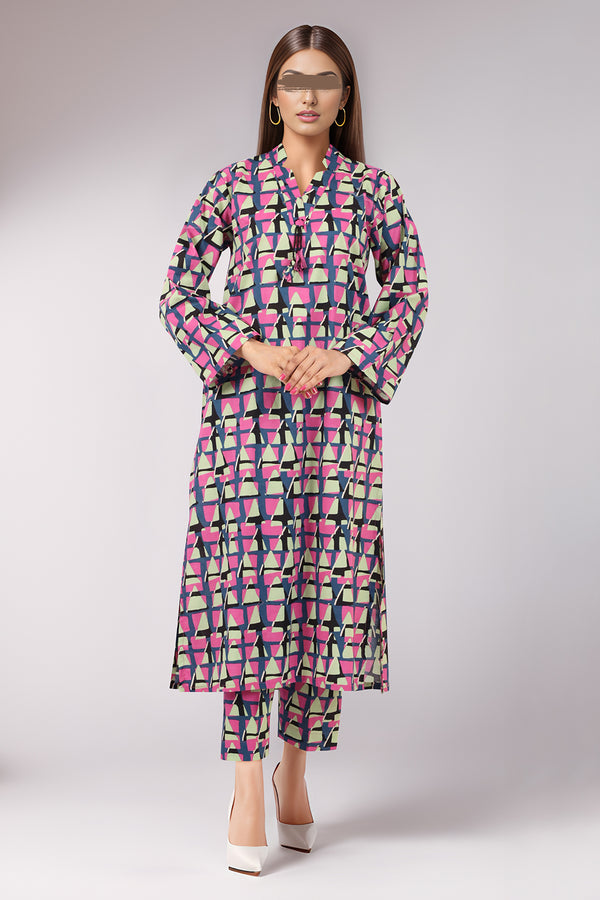 Printed Cambric Stitched 2 Piece (Shirt/Trouser)