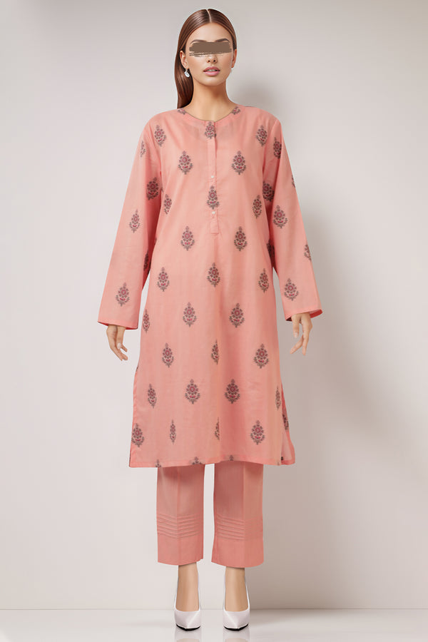 Cotton Jacquard Stitched 2 Piece (Shirt/Trouser)