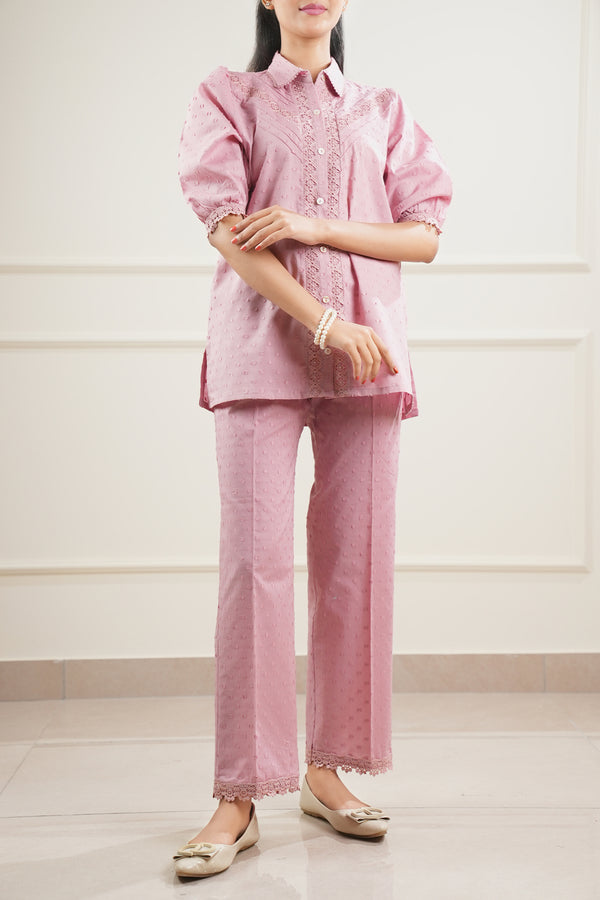 Reverse Jacquard Stitched Shirt