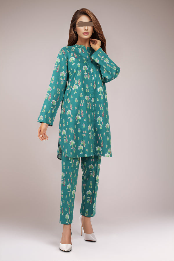 Printed Lawn Stitched 2 Piece (Shirt/Trouser)