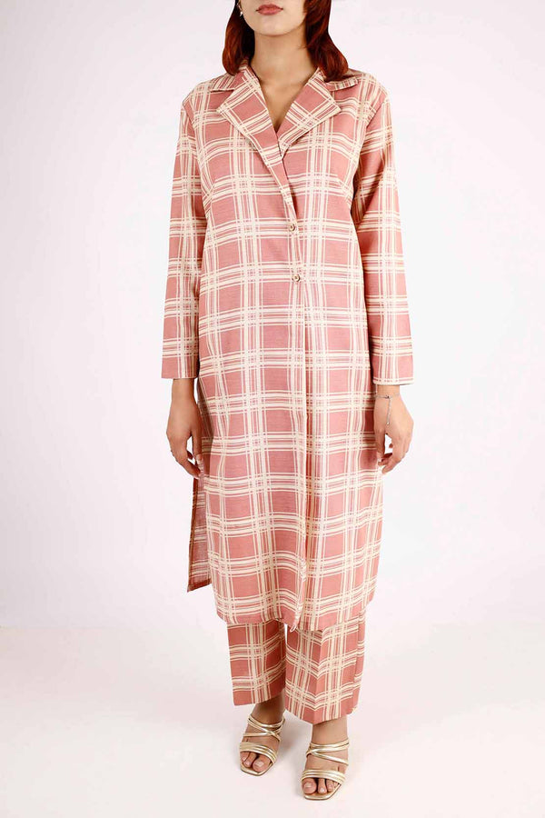 Printed Khaddar Stitched 2 Piece (Shirt/Trouser)